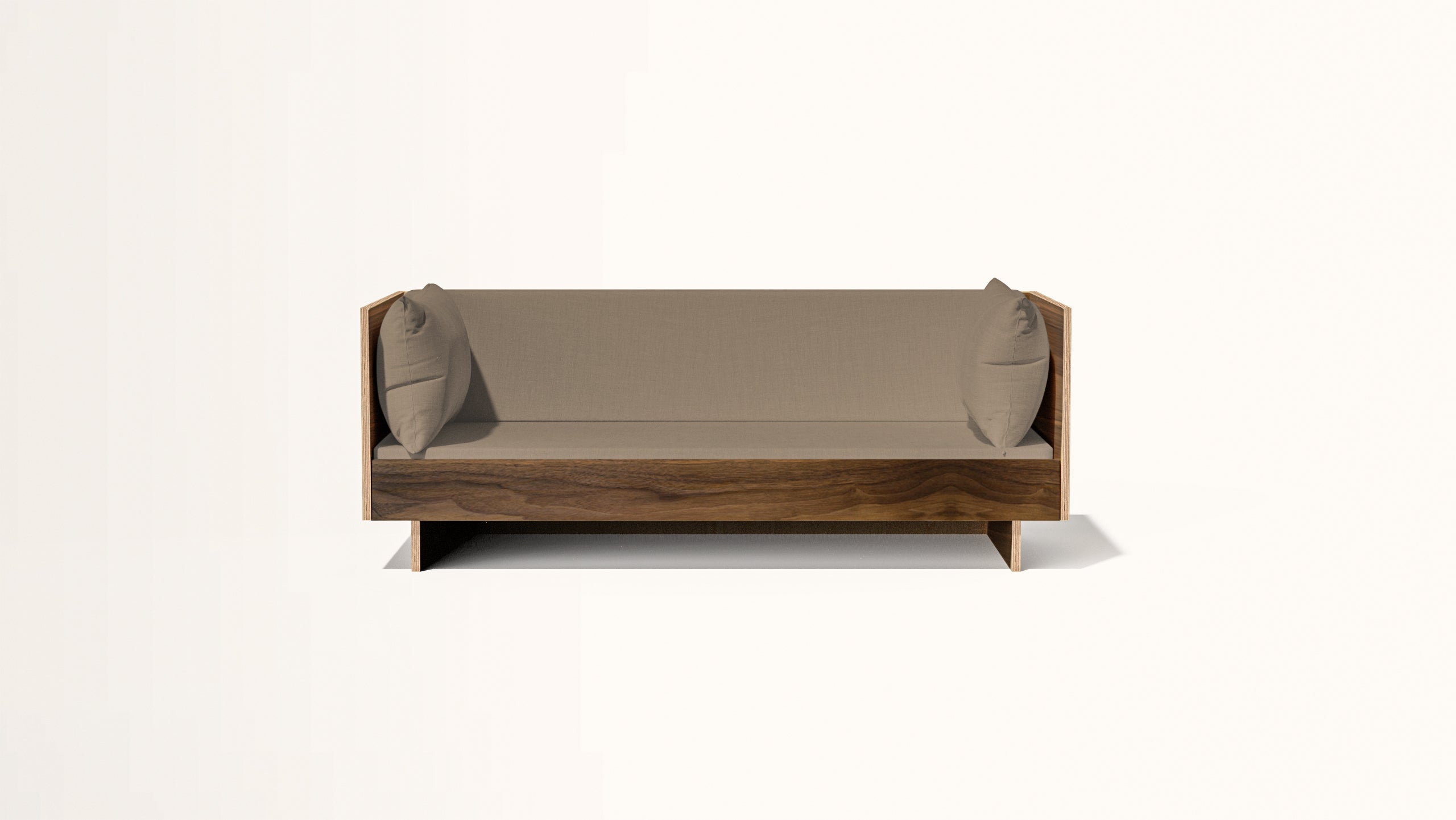 Walnut Original Sofa Bed - Large Three Seater